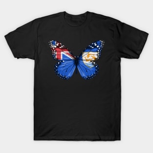 Anguillan Flag  Butterfly - Gift for Anguillan From Anguilla T-Shirt